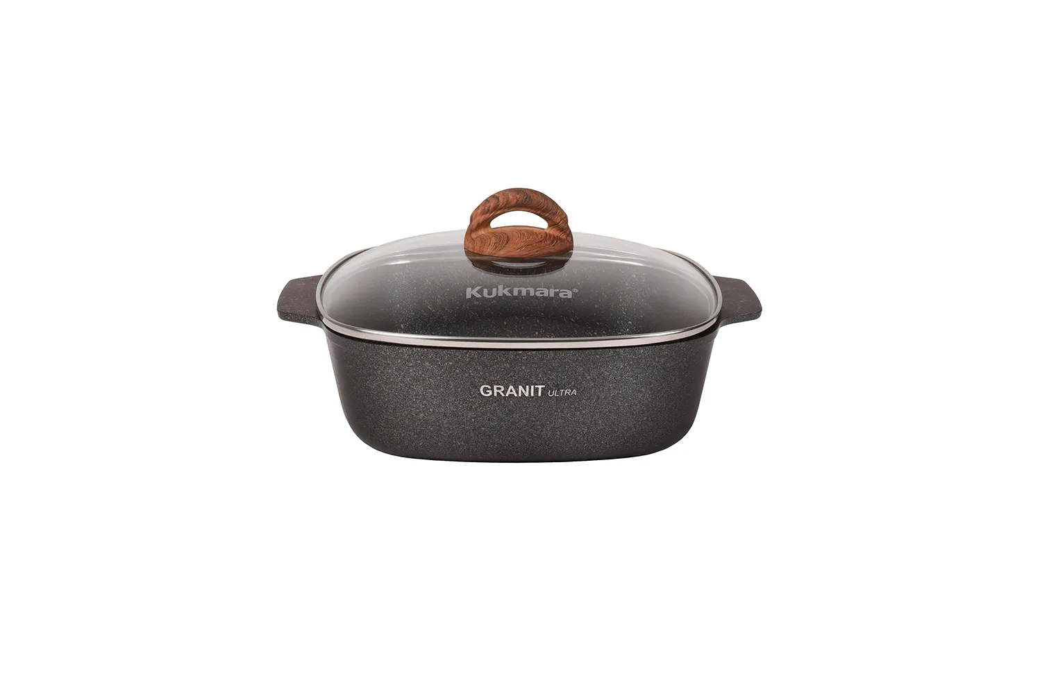 Кастрюля - Жаровня квадратная Granit Ultra 4л (Original), 26х26см 1